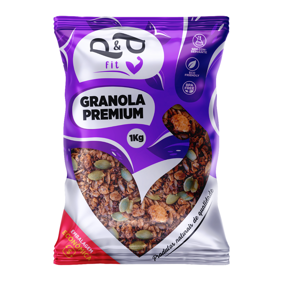 Granola P&P Tropical Premium - Castanhas Nozes Raspa de Coco